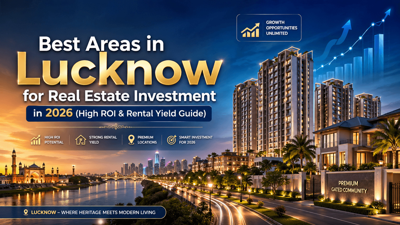 Best Areas in Lucknow for Real Estate Investment in 2026