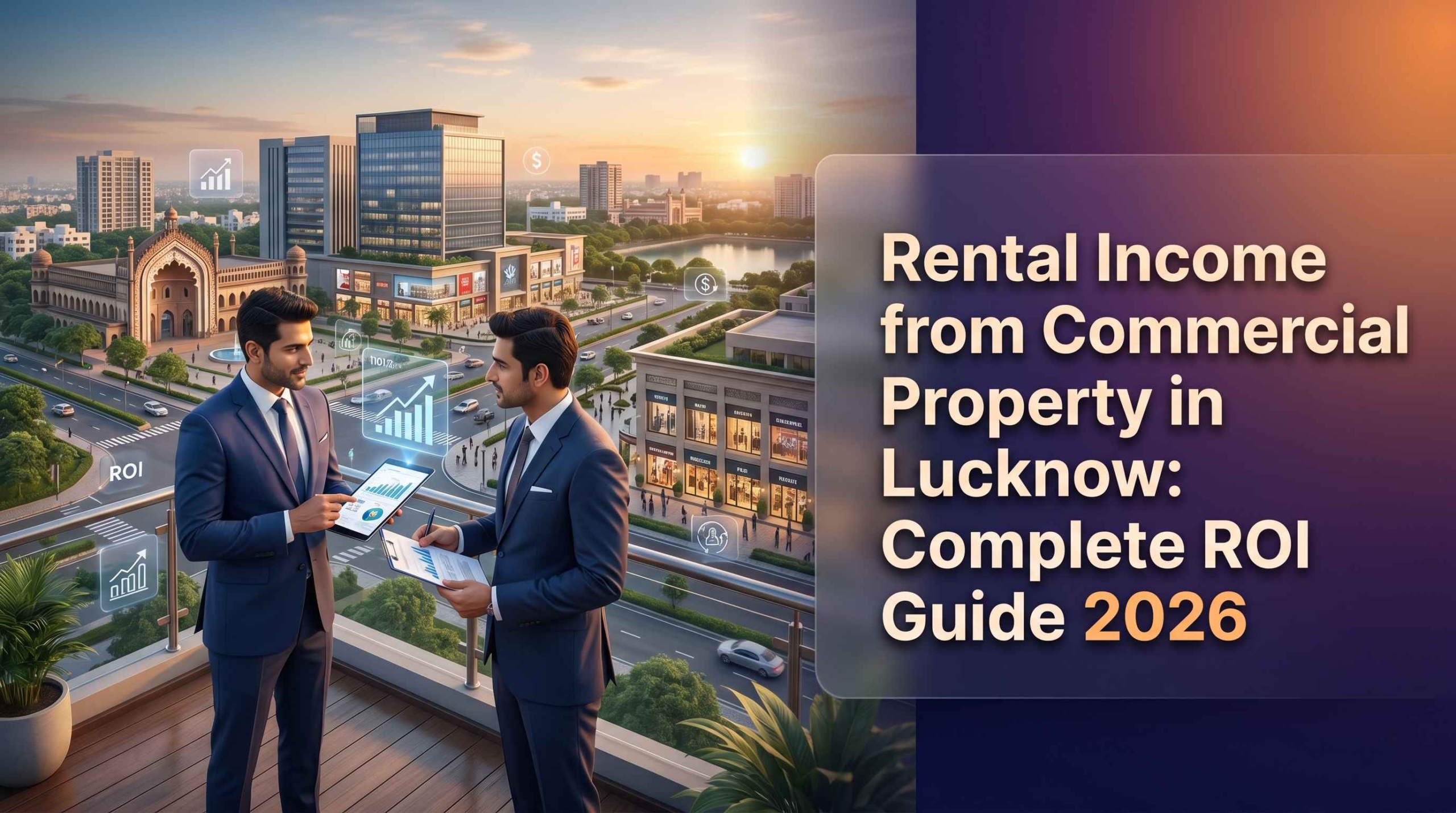 Rental Income from Commercial Property in Lucknow: Complete ROI Guide 2026