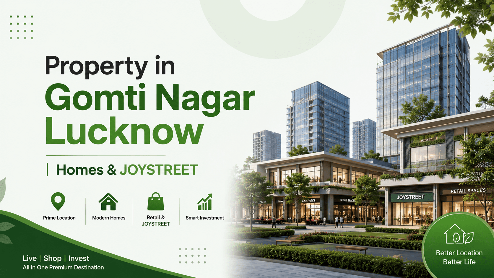 Best Property in Gomti Nagar Lucknow Homes & JOYSTREET