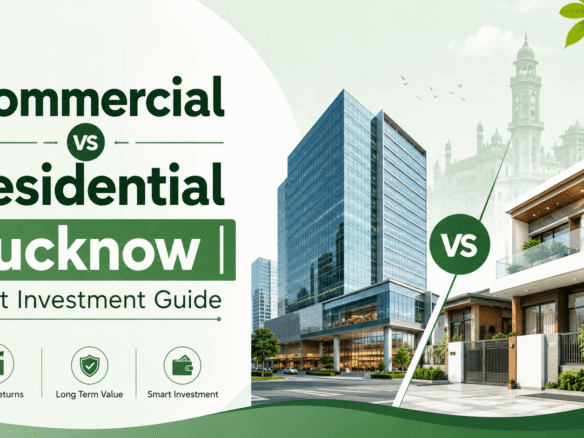Commercial vs Residential Lucknow Best Investment Guide