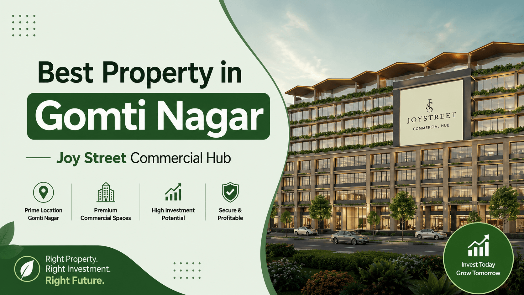Best Property in Gomti Nagar | Joy Street Commercial Hub