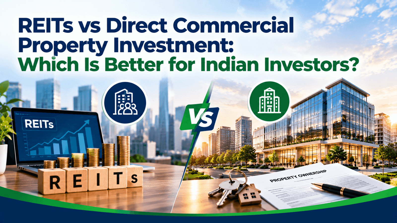 REITs vs Direct Commercial Property Investment Which Is Better for Indian Investors