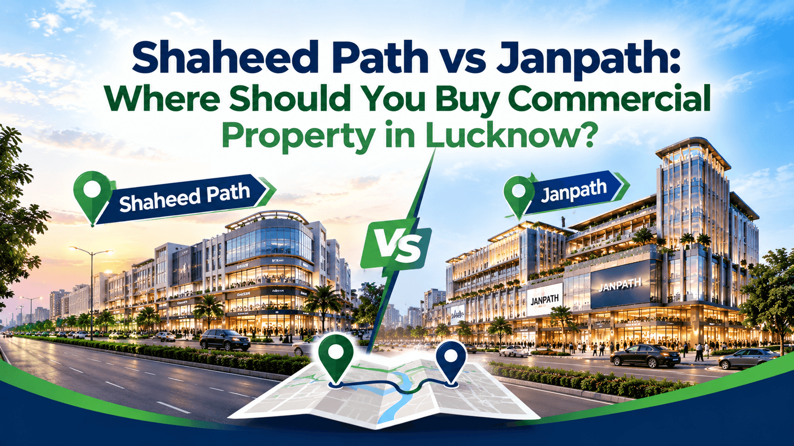 Shaheed Path vs Janpath Where Should You Buy Commercial Property in Lucknow