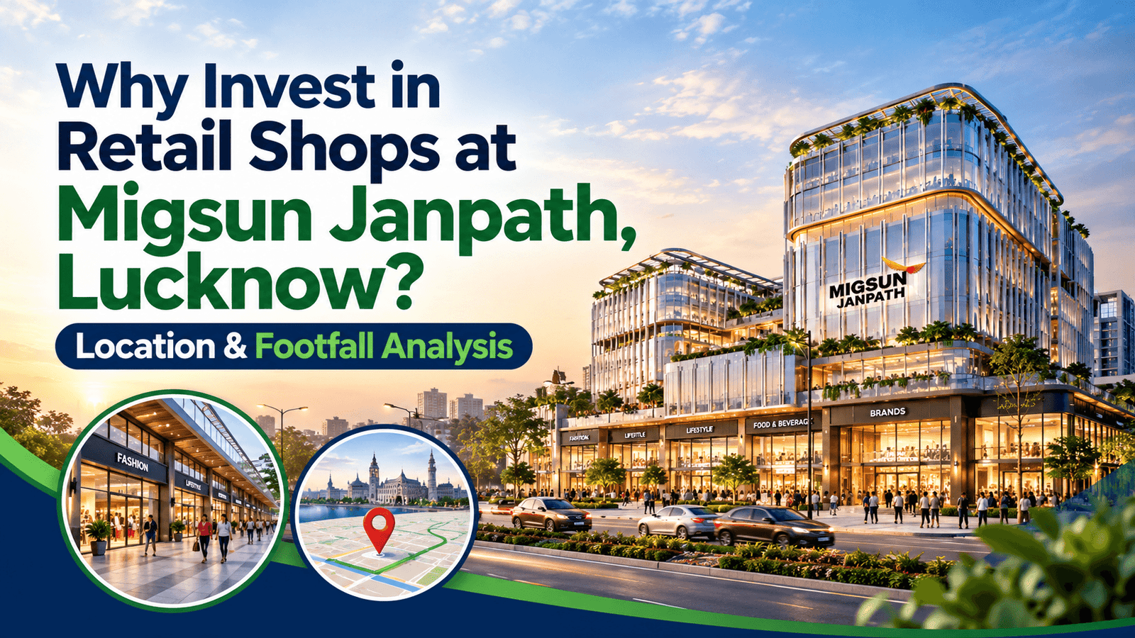 Why Invest in Retail Shops at Migsun Janpath, Lucknow? Location & Footfall Analysis