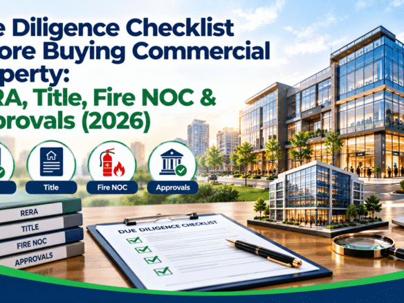 Due Diligence Checklist Before Buying Commercial Property: RERA, Title, Fire NOC & Approvals
