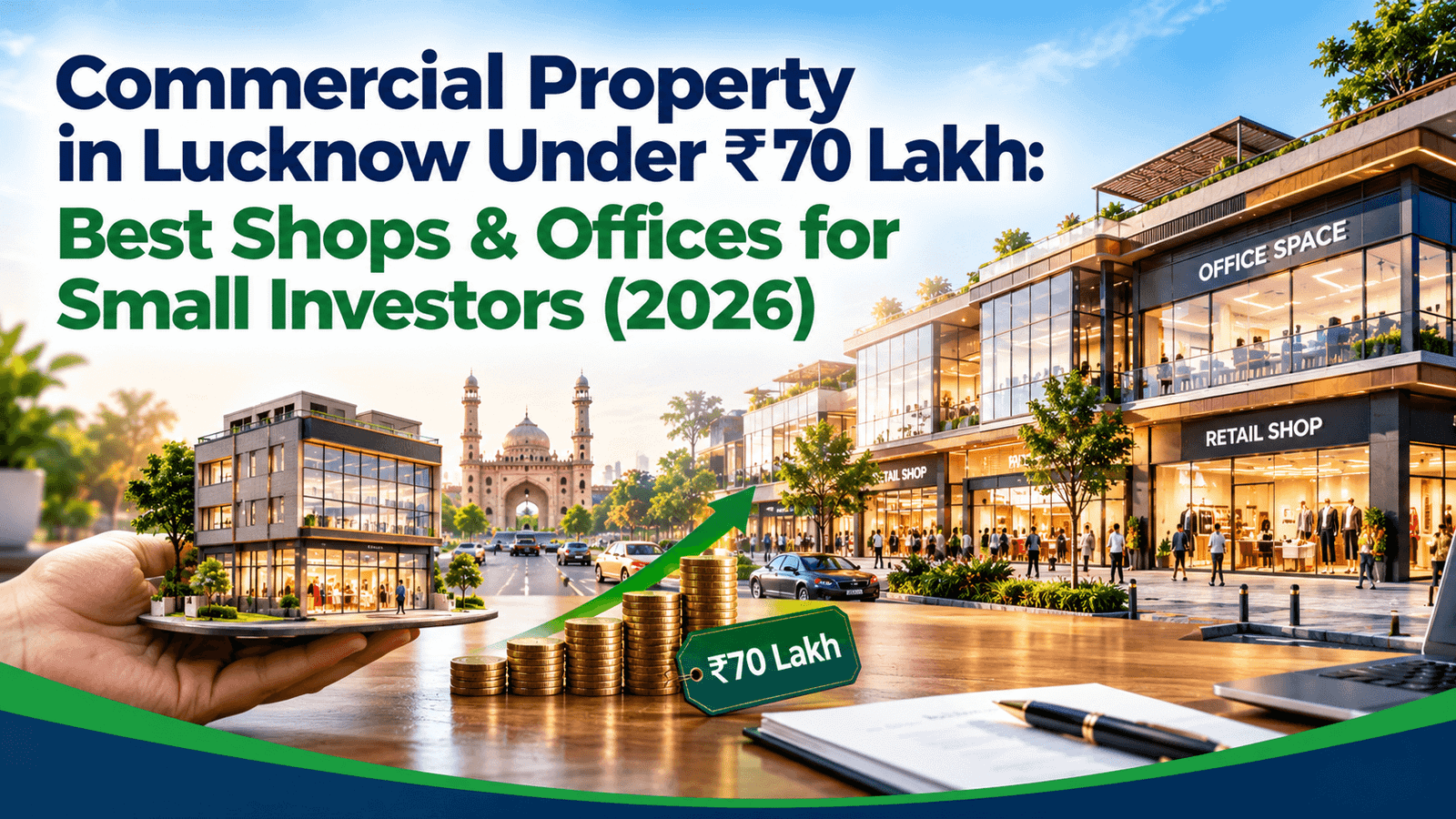 Commercial Property in Lucknow Under ₹70 Lakh: Best Shops & Offices for Small Investors (2026)