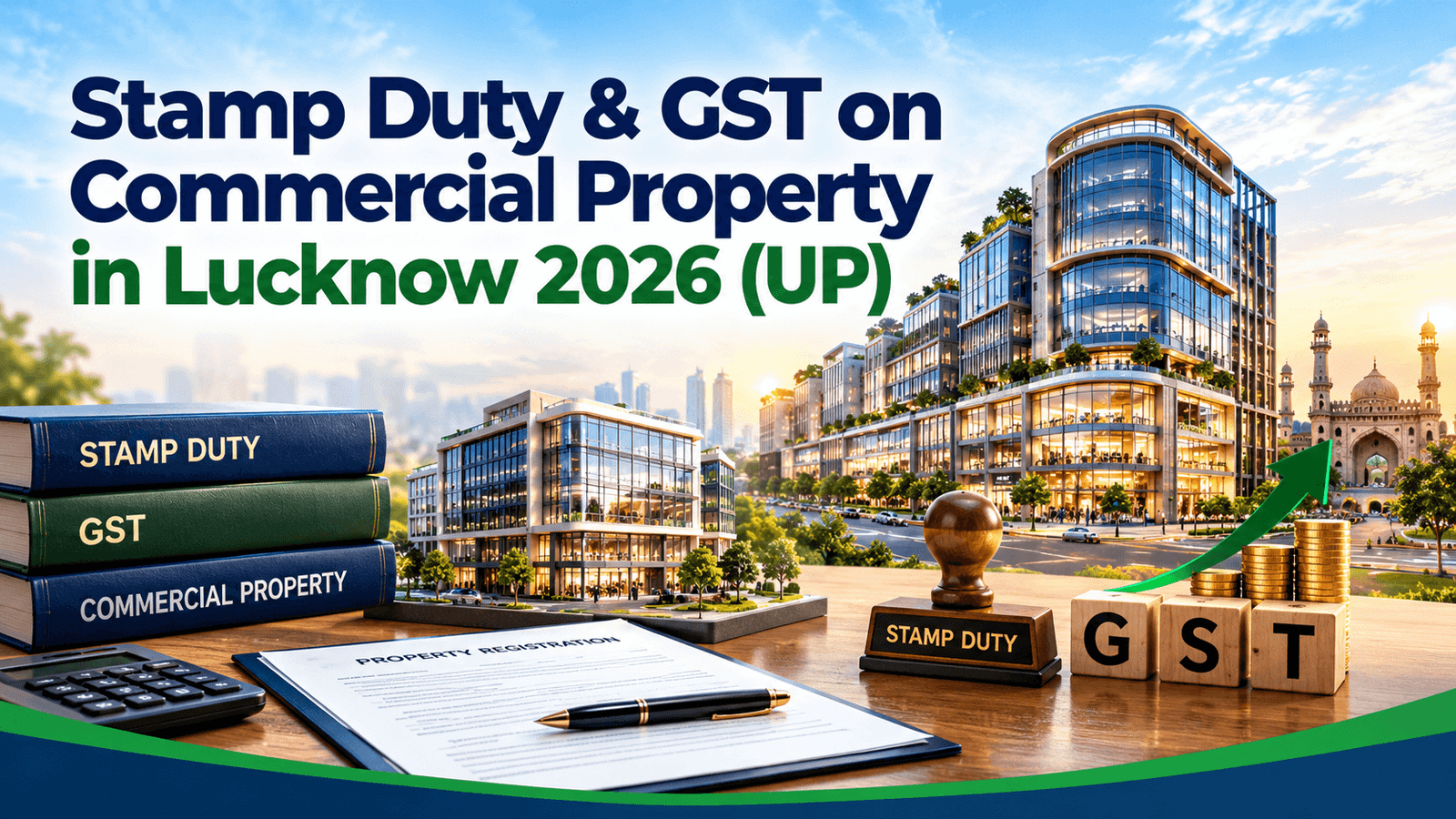 Stamp Duty & GST on Commercial Property in Lucknow 2026 (UP)