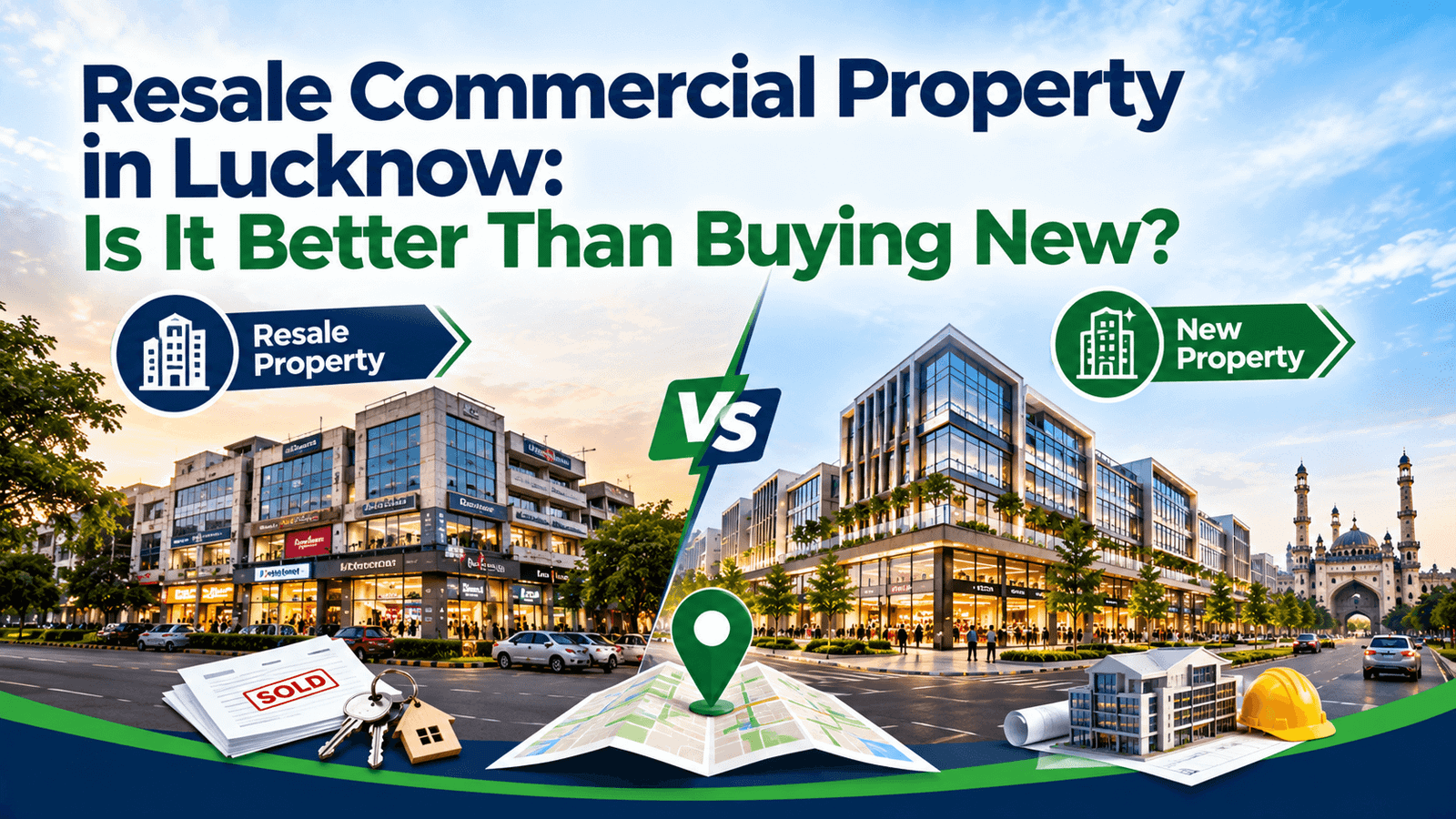 Resale Commercial Property in Lucknow Is It Better Than Buying New
